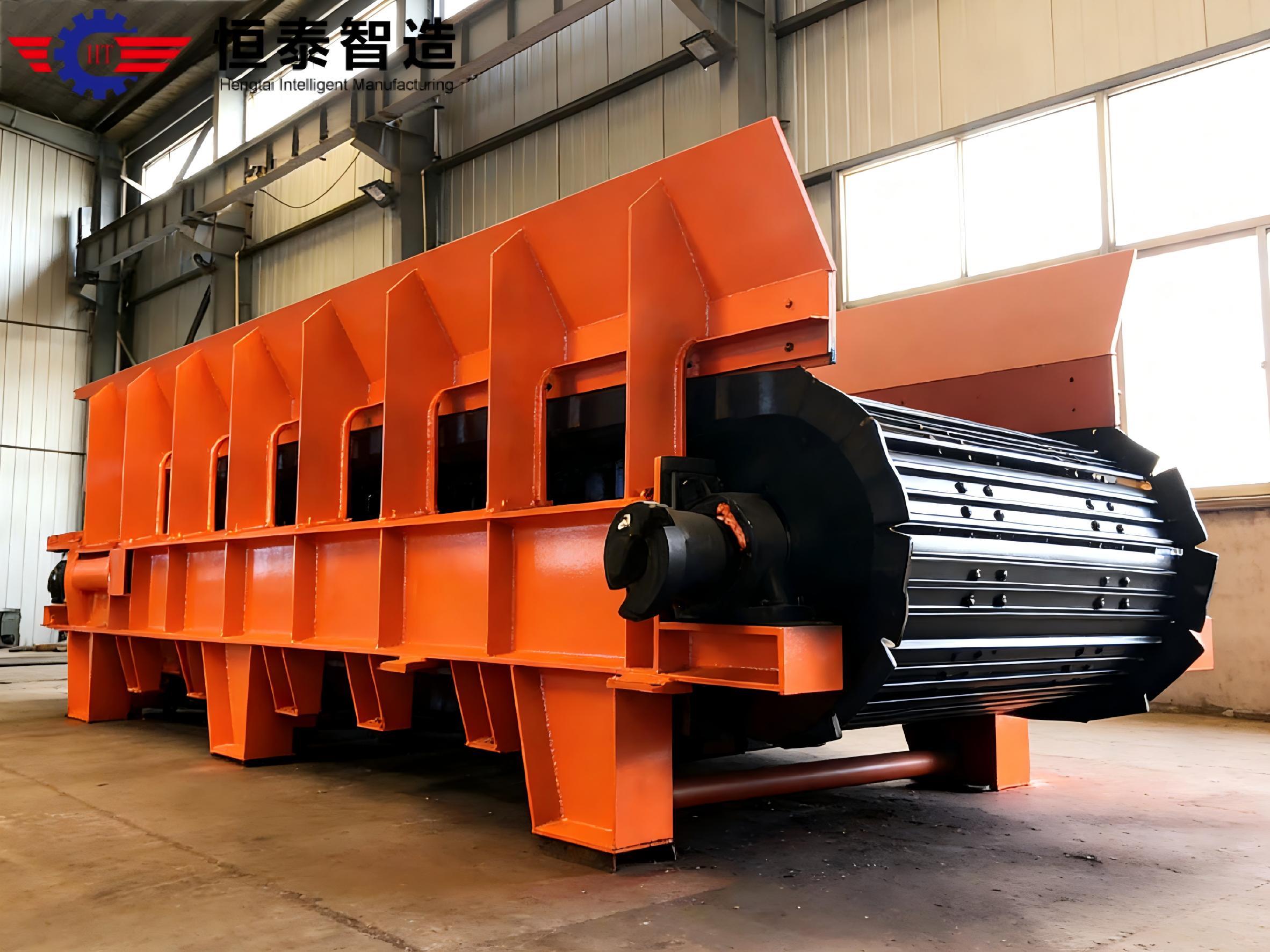 Heavy Duty Apron Feeder - Industrial Application Site