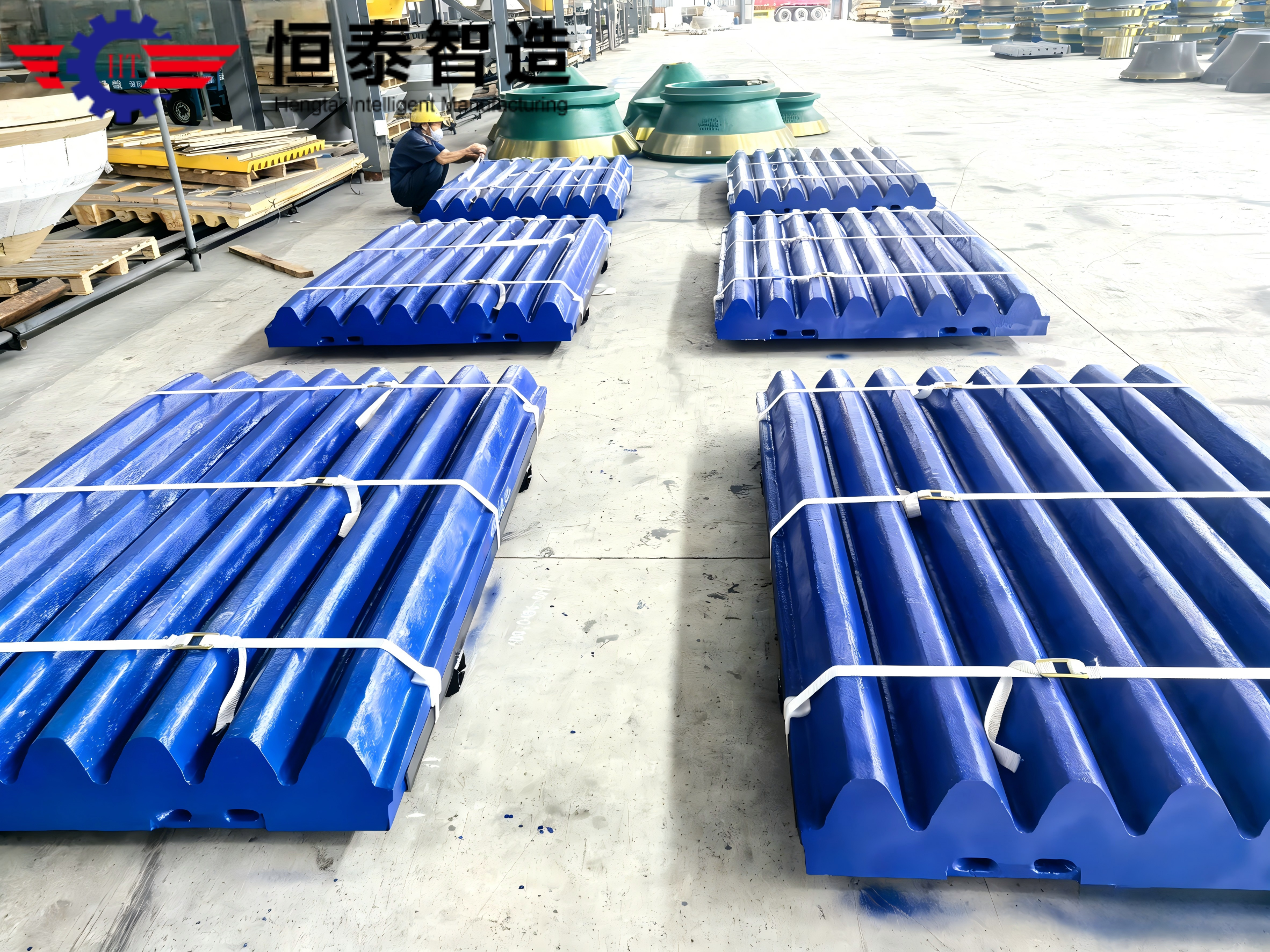 Dual-Solid Solution Jaw Plate - Application site