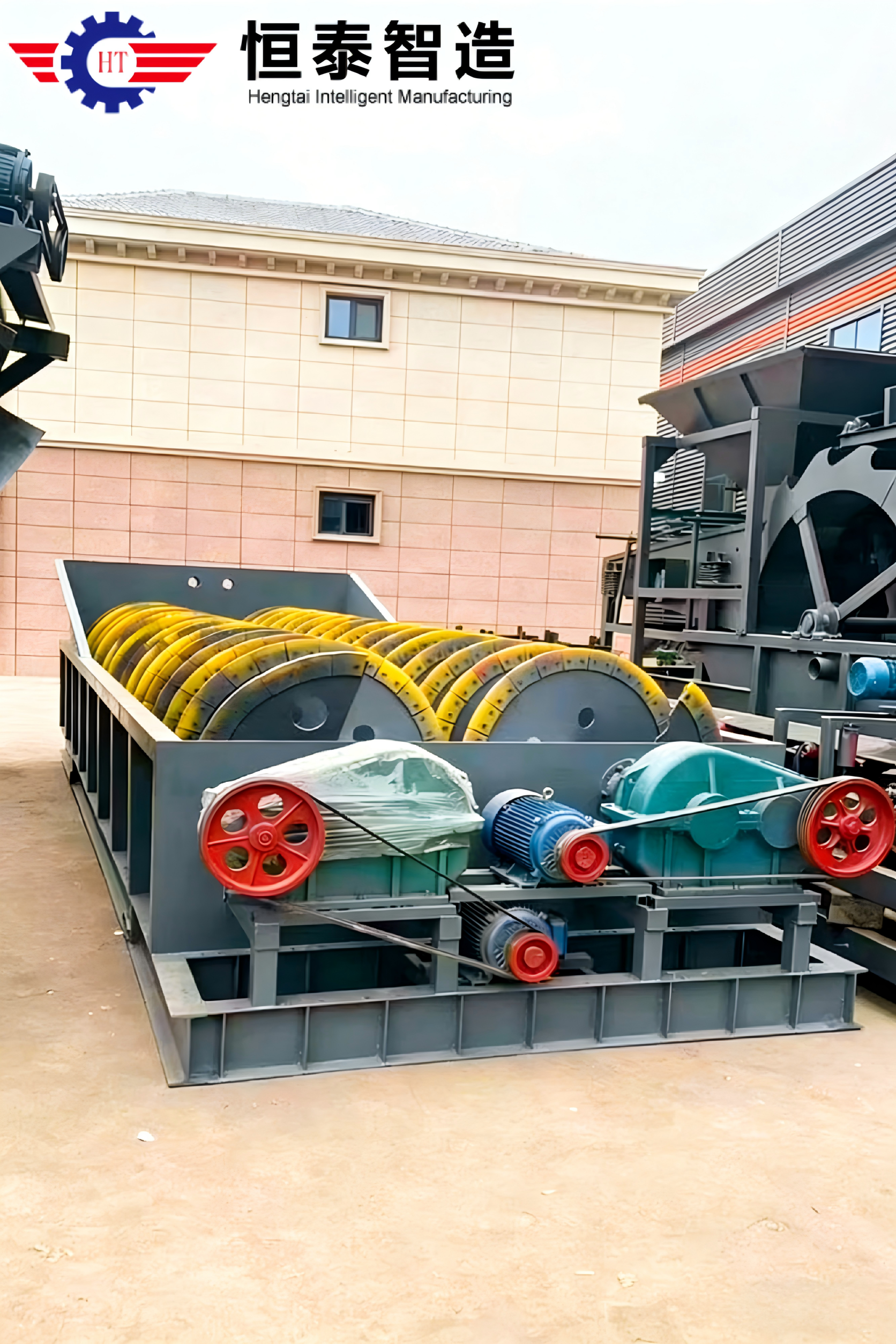 Screw Sand Washer - Working scene