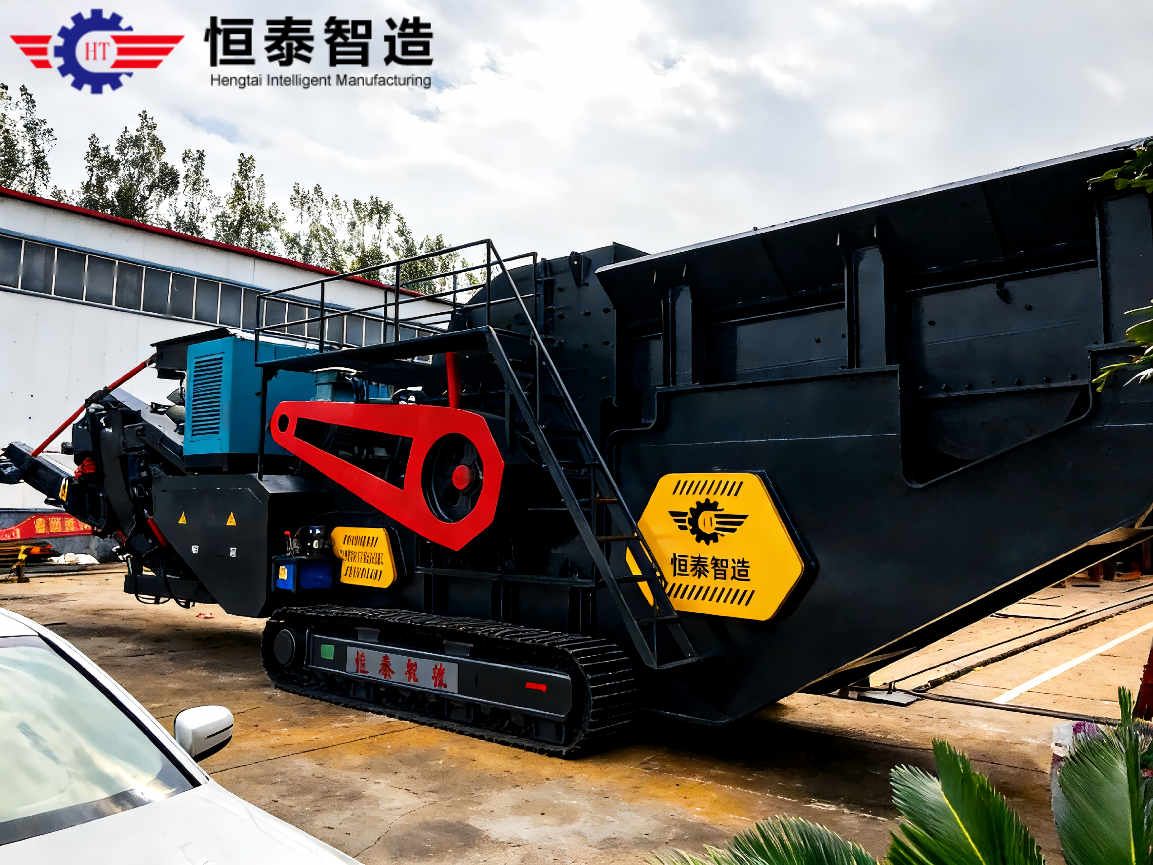 High-performance jaw crusher or impact crusher chamber and grizzly feeder integration