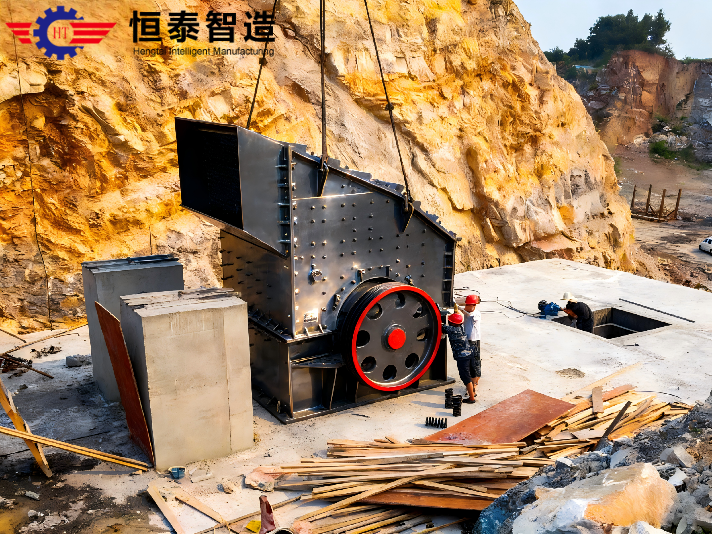 PCZ series heavy hammer crusher - High-strength wear-resistant hammer head