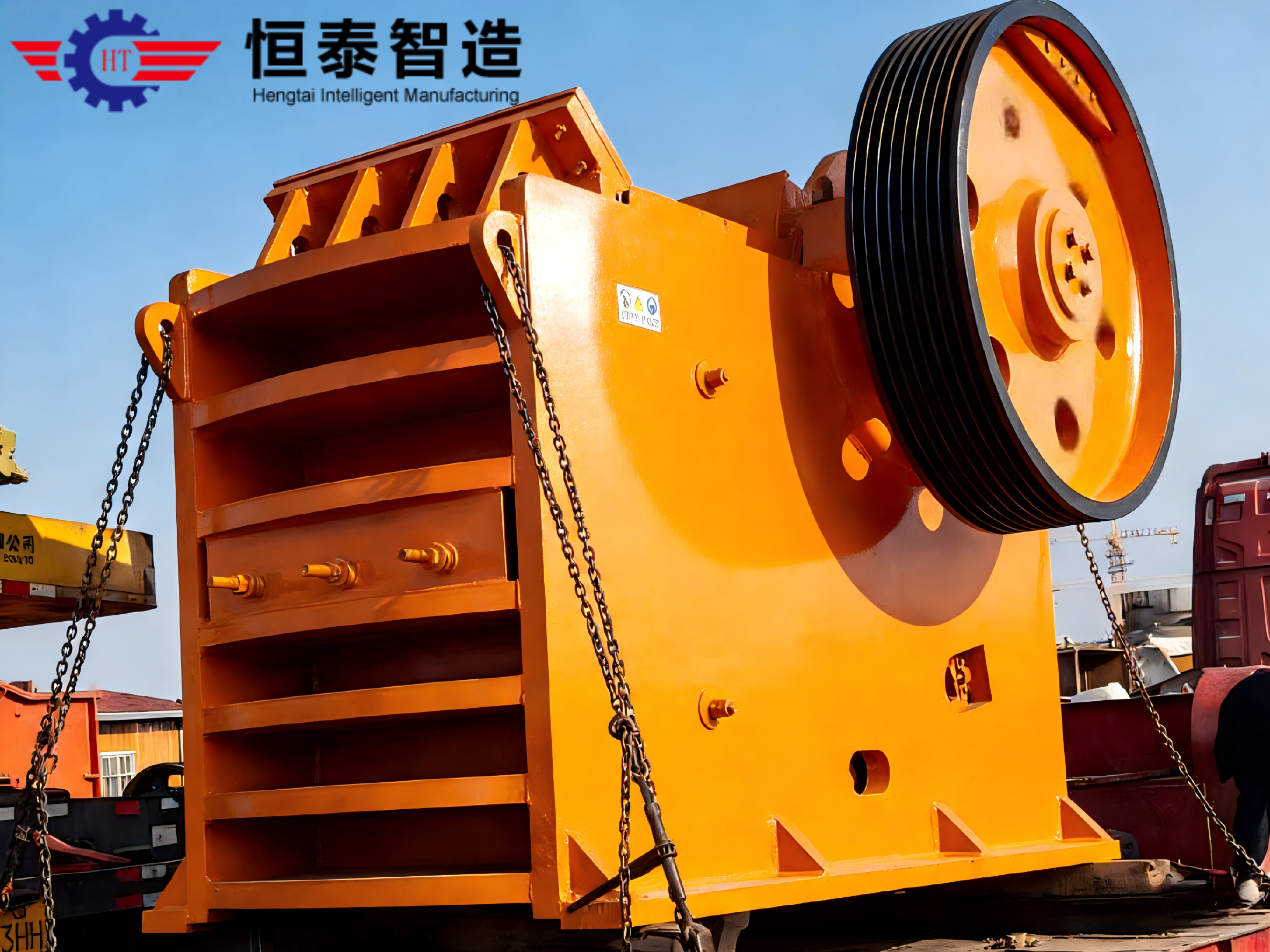 PE series jaw crusher - Working scene