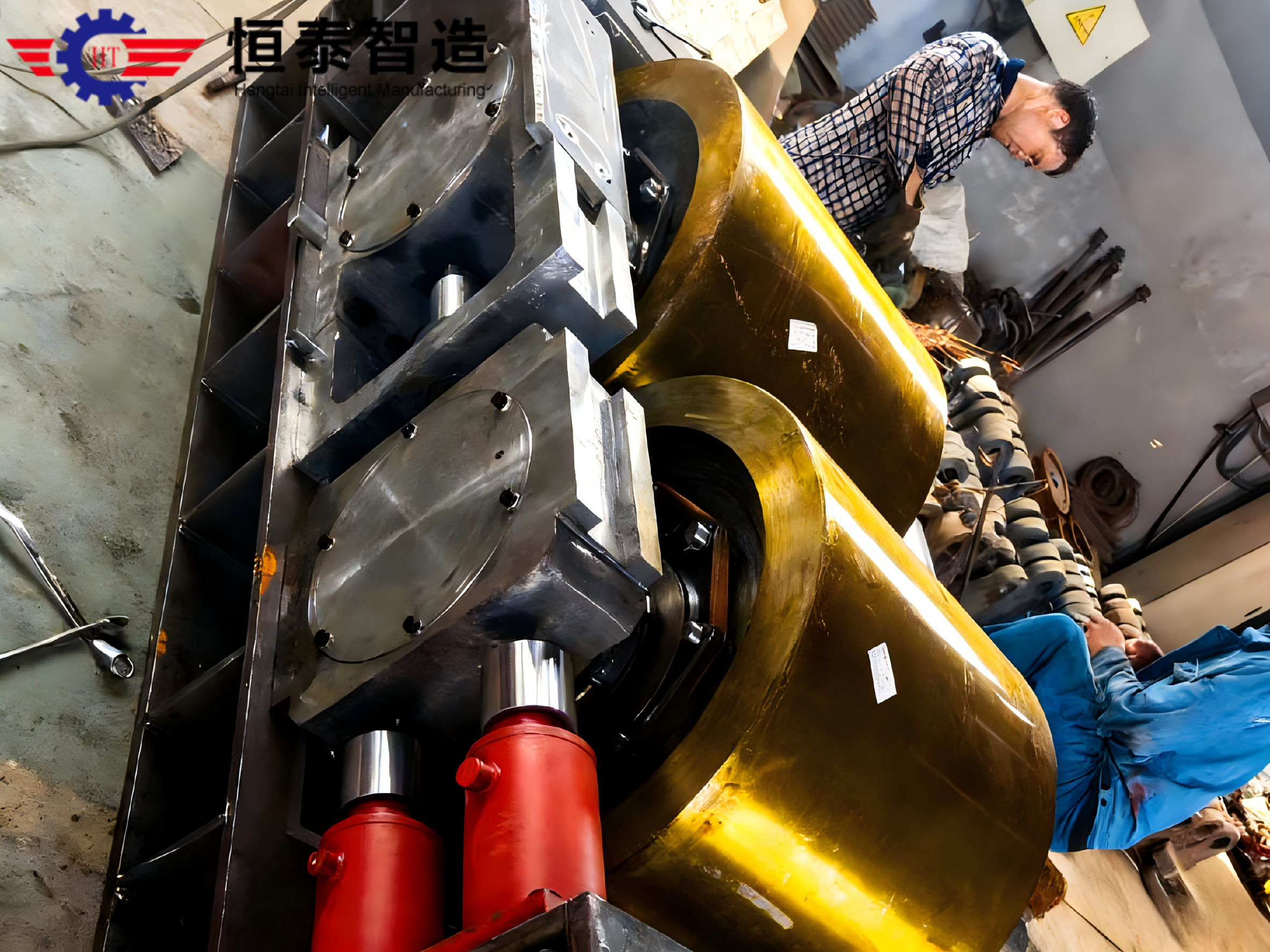 Double-roll sand making machine - Application site