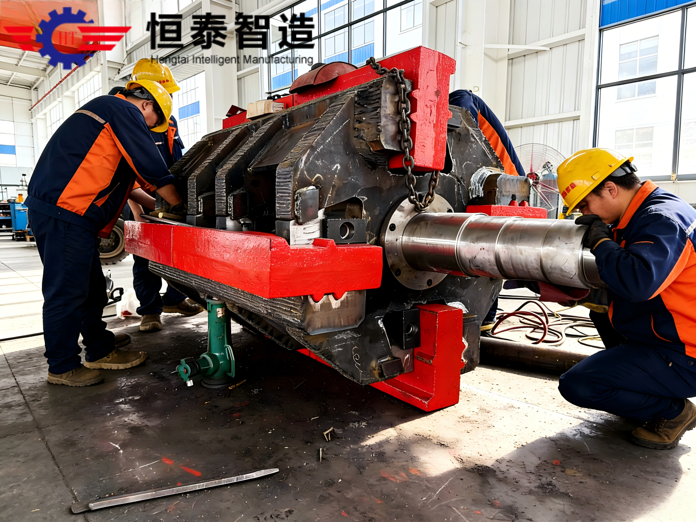 Crusher Rotor - High-Efficiency Crushing Scene