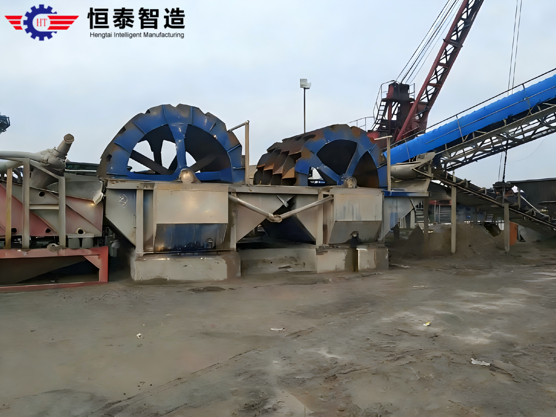 Wheel Sand Washer - Core components