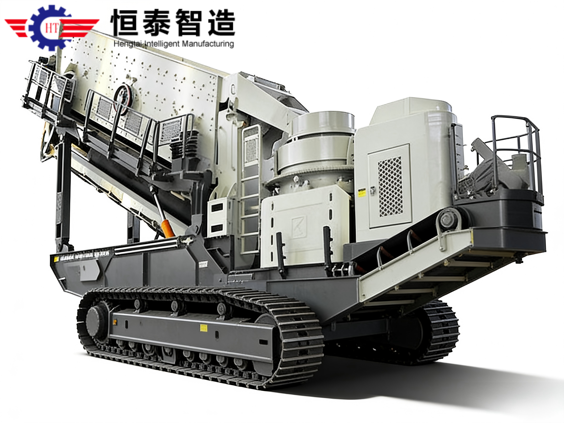 Crawler Cone Crusher - Control Cabinet and Screening Unit