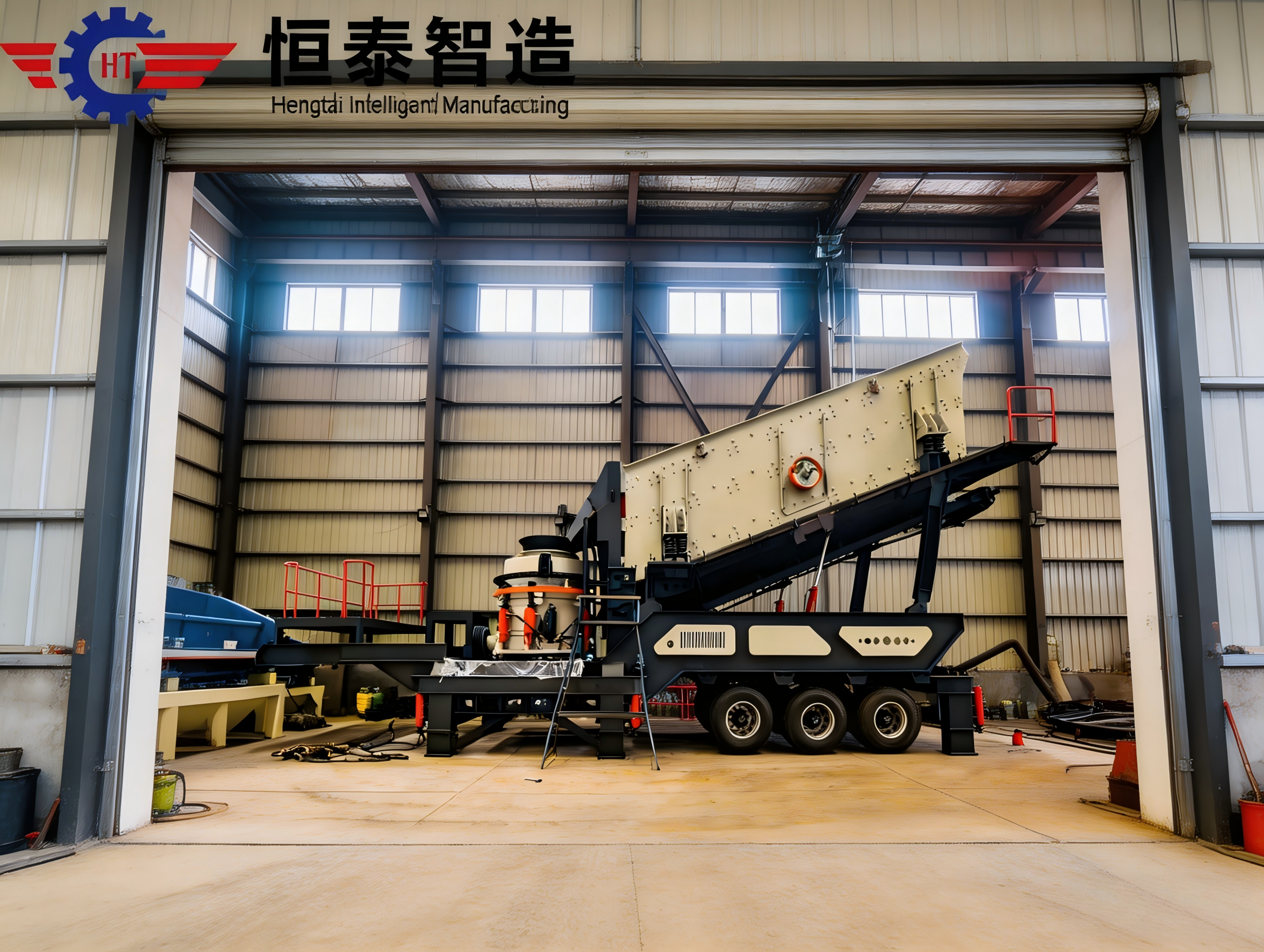 Cone Mobile Crushing Station - Screening System