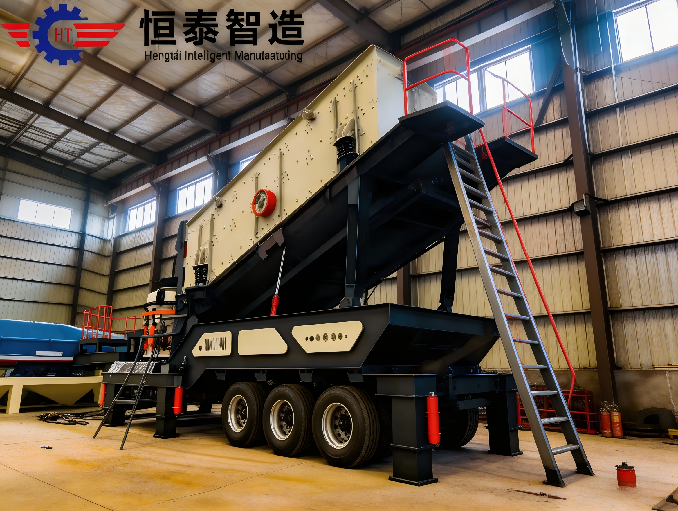 Cone Mobile Crushing Station - Operation Site