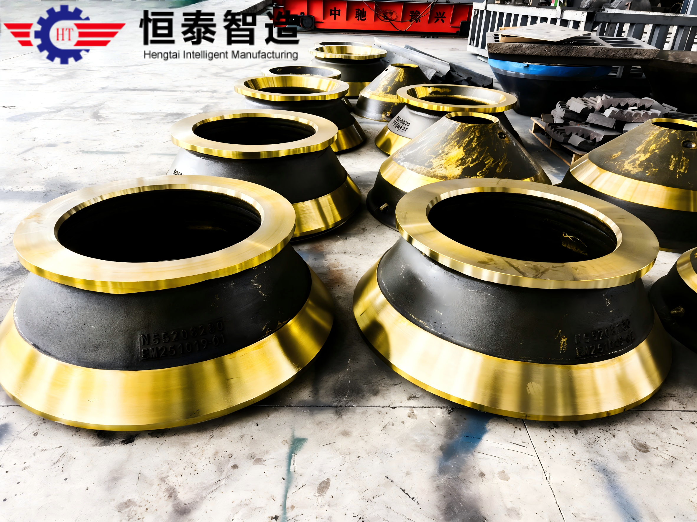 Cone Crusher Liner - Working scene