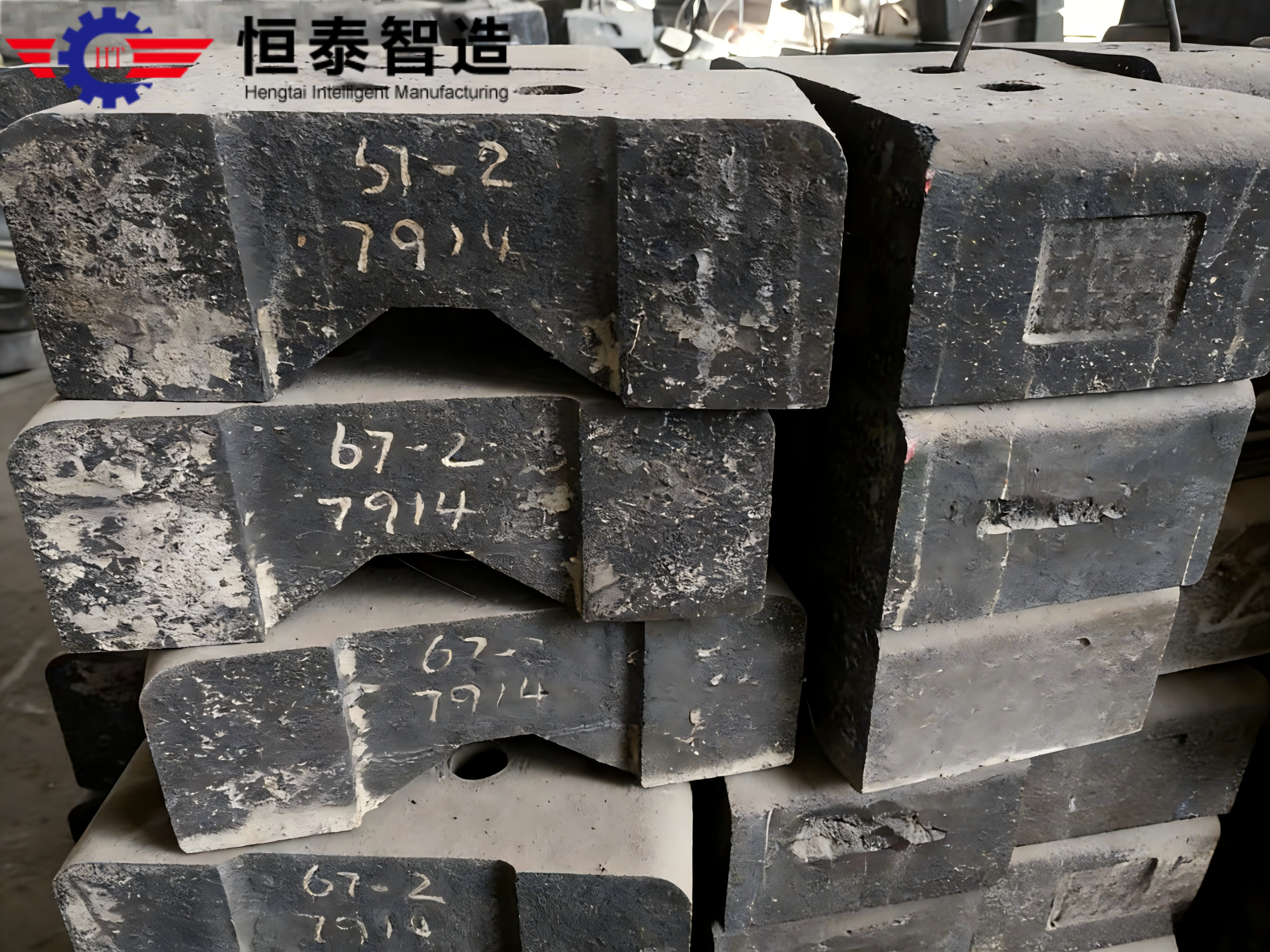 Bimetallic Composite Hammer Head - Structure Display