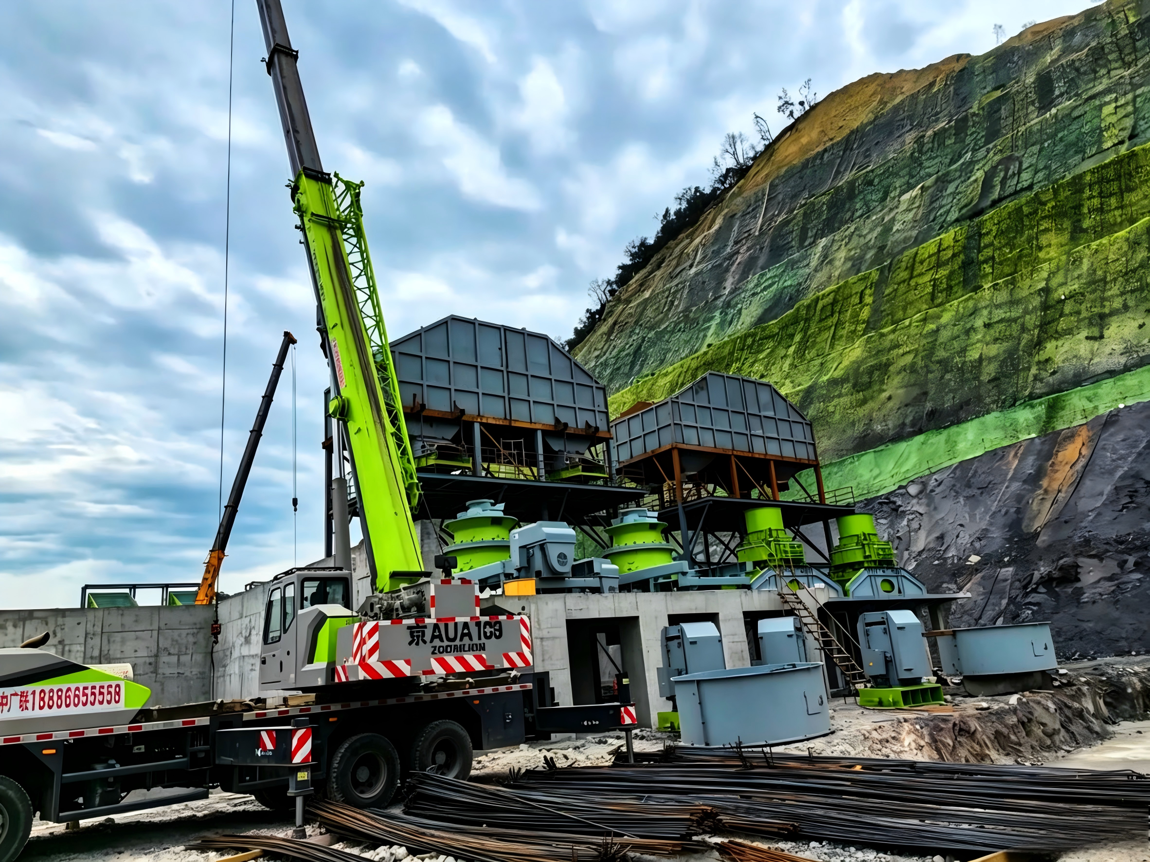 Hengtai limestone crushing production line 50 to 420 TPH calcium carbonate processing for building materials and chemical industry