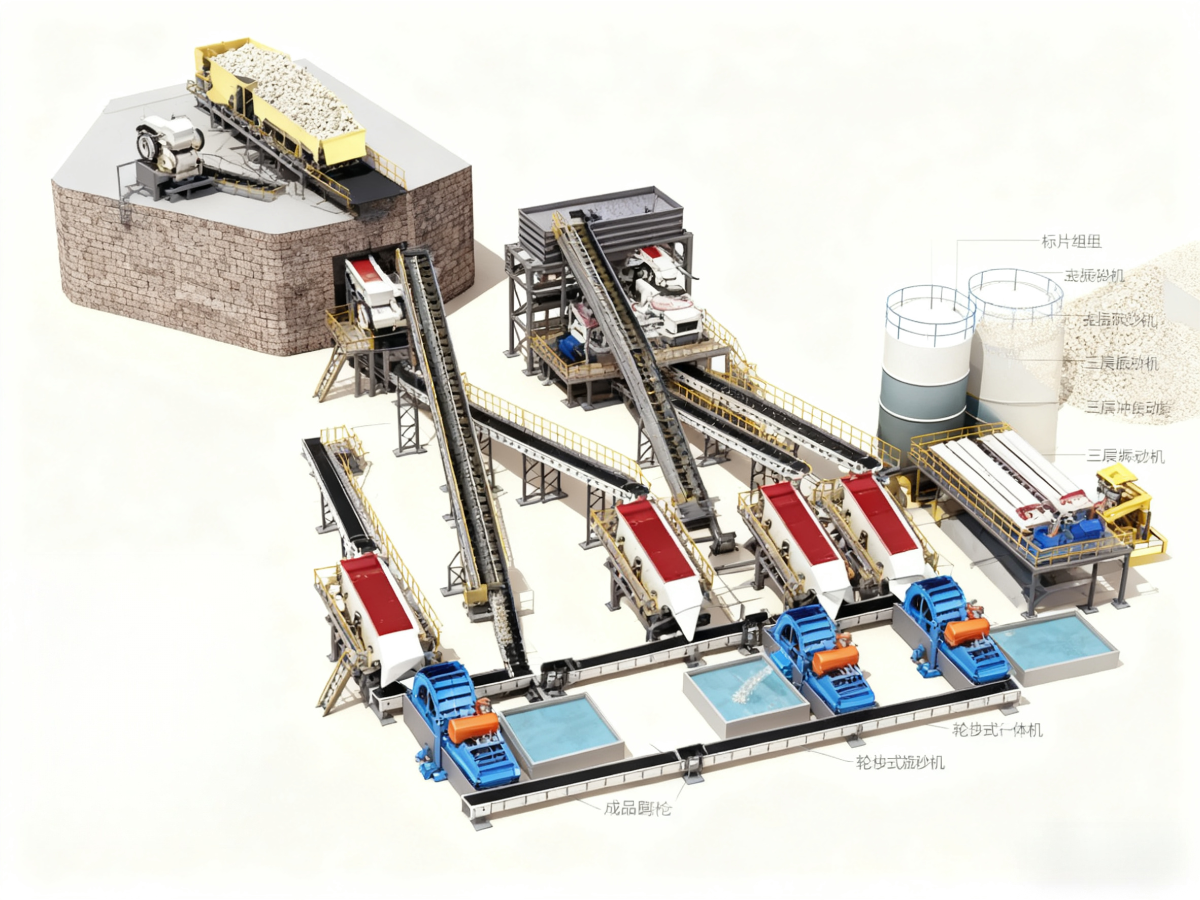 sand making finished product