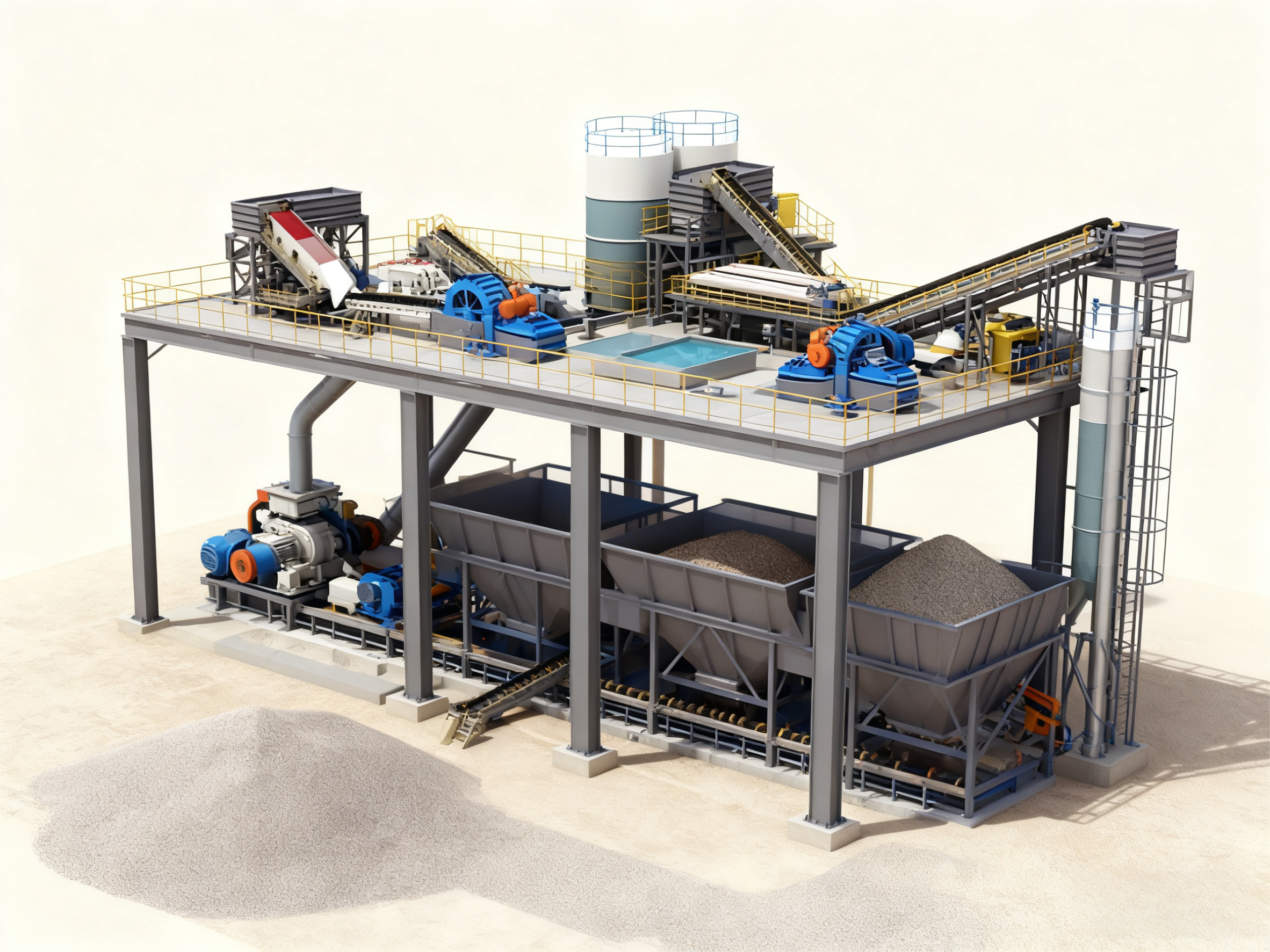 sand making finished product