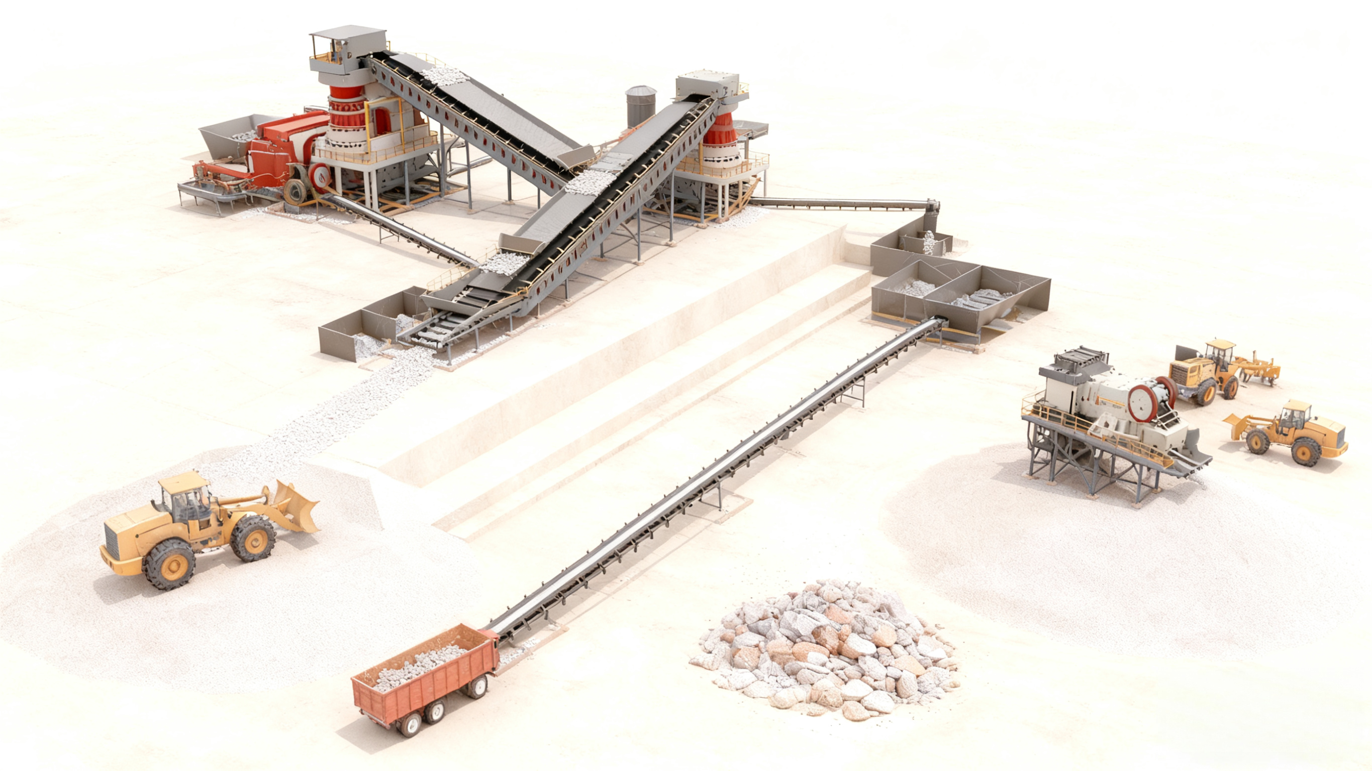 stone crushing finished product