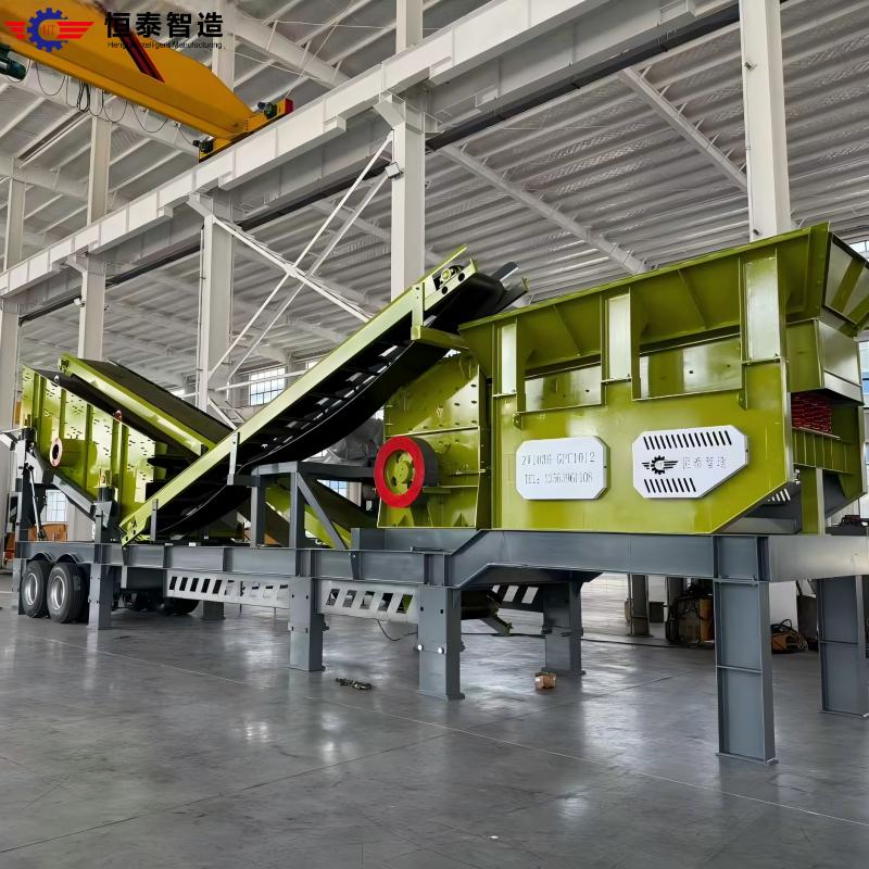 Mobile Heavy Hammer Crusher Plant (Wheeled Crushing Station) - Hengtai Crushing Equipment - Latin America, Southeast Asia, Middle East
