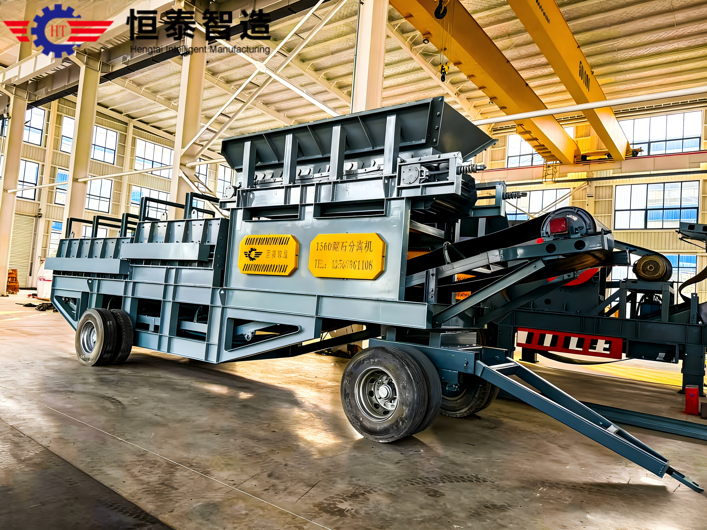 Mobile Roller Screen | Multi-Stage Linkage Mud Stone Separator - Hengtai Crushing Equipment - Latin America, Southeast Asia, Middle East